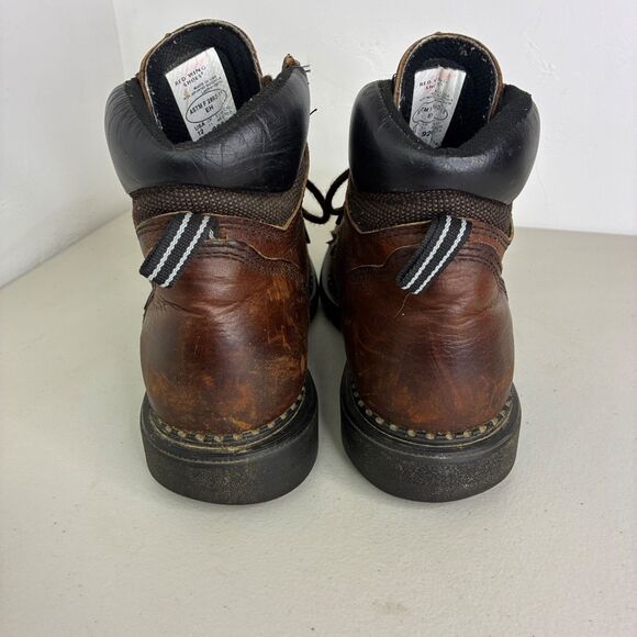 Red Wing Boots 12 D Brown Leather 926 DynaForce Waterproof Work Soft Toe - Picture 6 of 9